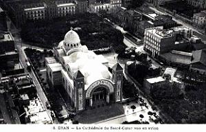 Oran - Cathedrale vue d'Avion